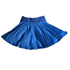 AS Revival Blue Ribbed Waist Athletic Skort Tennis Golf Skirt Skort Size
M/L